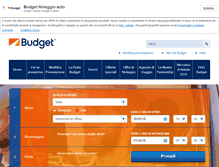 Tablet Screenshot of budgetautonoleggio.it